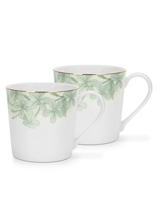 Fissman 2-Piece Mugs Summer 450ml 2-Piece Mugs Summer Glint 450ml (Fine Bone China)  | Best Price UAE